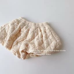 "Sữa Quần phao chần bông dáng phồng cho bé - Quần ngắn bông ấm phong cách Hàn Quốc, thời trang Quảng Châu" 4