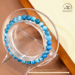 Ngọc Đan Tâm - Vòng Tay Đá Apatite 6mm 2A - Mệnh Thuỷ & Mệnh Mộc 6