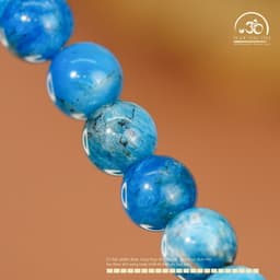 Ngọc Đan Tâm - Vòng Tay Đá Apatite 6mm 2A - Mệnh Thuỷ & Mệnh Mộc 8