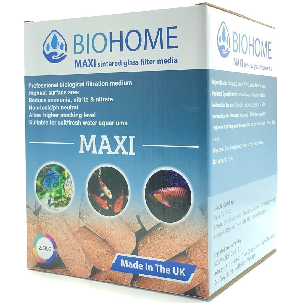 Vật liệu lọc cao cấp Biohome Maxi  - Hàng nhập khẩu UK dành cho bể cá