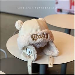Mũ phi công lót lông ấm áp cho bé Đồ xinh Vanlee ms2879 từ 2 tuổi thời trang thu đông cho bé yêu các lứa tuổi xinh yêu 7