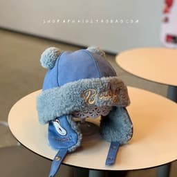 Mũ phi công lót lông ấm áp cho bé Đồ xinh Vanlee ms2879 từ 2 tuổi thời trang thu đông cho bé yêu các lứa tuổi xinh yêu 9