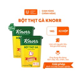 [Livestream] Combo 2 Hộp Bột Thịt Gà Knorr Professional 1kg - Chuyên Dùng Cho Nấu Ăn 2