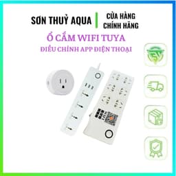 Ổ Cắm Wifi Tuya - Điều Khiển Từ Xa Qua Điện Thoại Thông Minh đo lường tiêu thụ điện năng 1