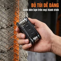 Bộ Lục Giác Sửa Chữa Cầm Tay Đa Năng JYoohome Dụng Cụ Tua Vít 16 trong 1 Lắp Giáp Sửa Chữa Xe Đạp 4