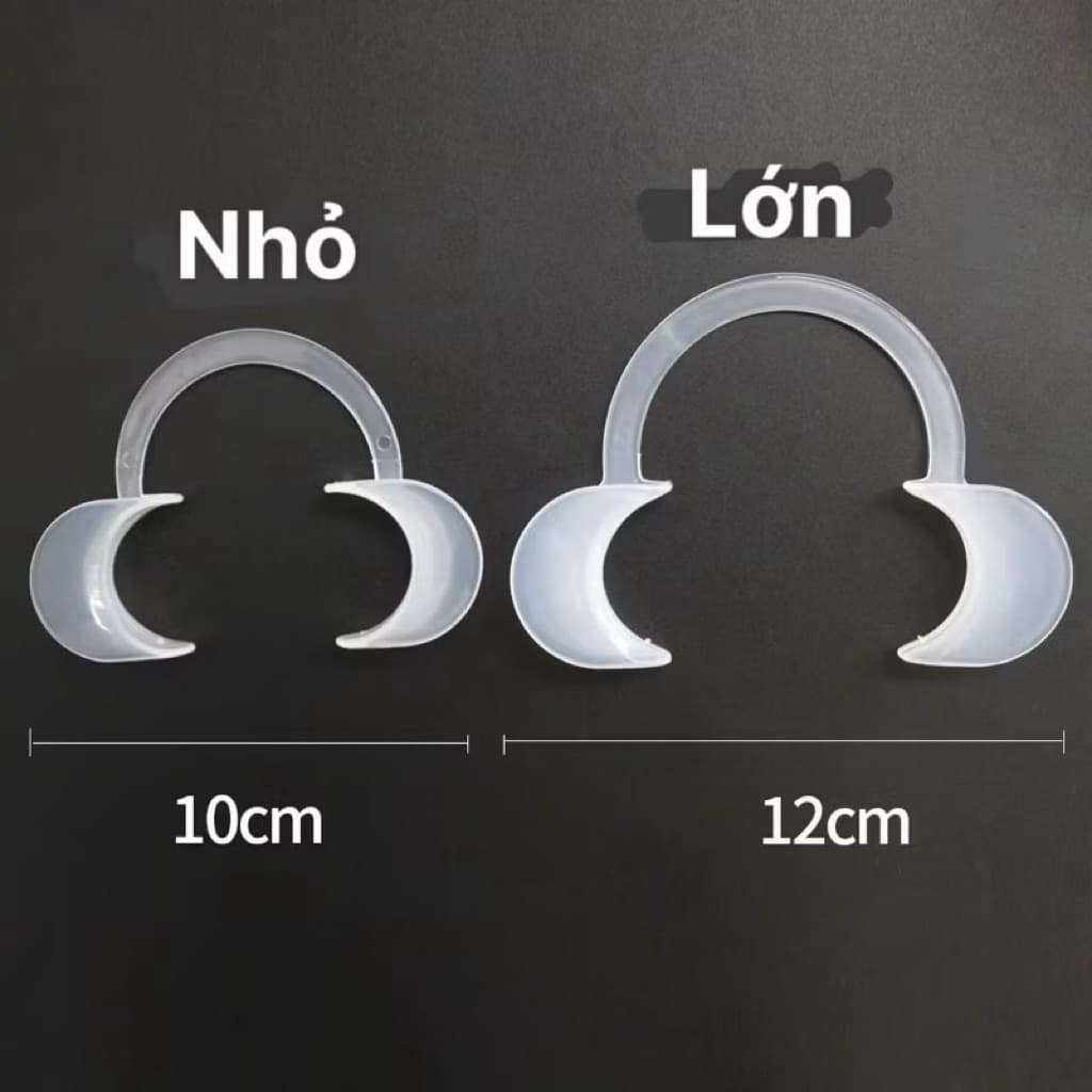Banh miệng nha khoa-banh miệng chữ C Silicon Mềm Nhỏ / Vừa Dental Orthodontic Mouth Retractor