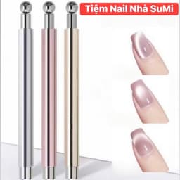 Thanh Nam Châm 2 Đầu Kim Loại Mix Bi, lực Hút Mạnh đẩy Mắt Mèo nails (giao màu ngẫu nhiên) 1