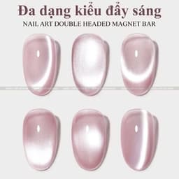 Thanh Nam Châm 2 Đầu Kim Loại Mix Bi, lực Hút Mạnh đẩy Mắt Mèo nails (giao màu ngẫu nhiên) 4