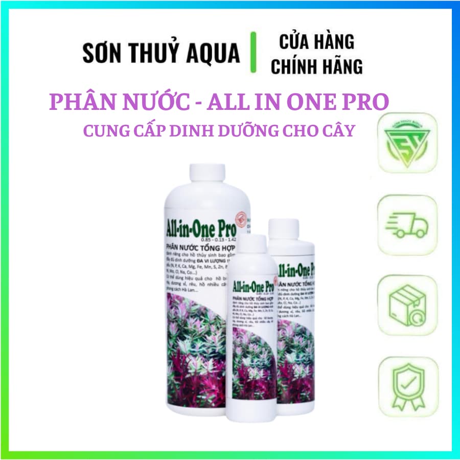 Phân Nước All In One Pro 230ml 500ml cá cảnh thủy sinh