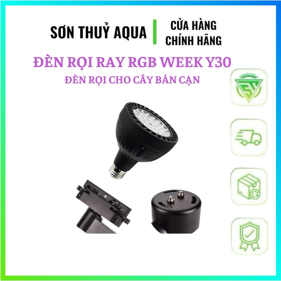Đèn led rọi Week WRGB Y30 dành cho bể thủy sinh bán cạn