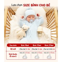 Núm Ti Thay Thế Bình Sữa Ombee Chất Liệu Silicone Mềm Mại Mô Phỏng Tự Nhiên Bắt Chuẩn Khớp Ngậm 6