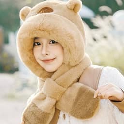 Mũ lông mùa đông lông ngắn mềm mịn giữ ấm cho mùa đông mọi lứa tuổi Đồ xinh Vanlee ms6872 cho mùa đông siêu ấm áp 2