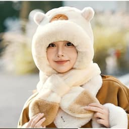 Mũ lông mùa đông lông ngắn mềm mịn giữ ấm cho mùa đông mọi lứa tuổi Đồ xinh Vanlee ms6872 cho mùa đông siêu ấm áp 3