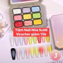 Gel dặm ombre HUAXI 9 màu Chính Hãng, chất mịn, Đẹp Tự Nhiên, Không Vón Cục 1
