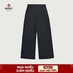 [ẨN] Quần Dài Nữ GENVIET JEANS Vải Denim Dày Dặn, Co Giãn Form Suông Thời Trang Hiện Đại W241.G. 8784 1