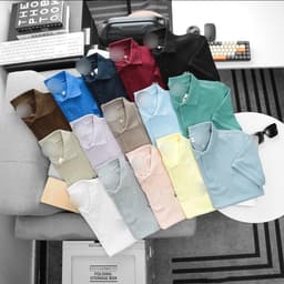| 55kg - 93kg | Áo Polo Nam Cotton Cổ Bẻ Thêu Logo Basic Form Suông Bigsize 100kg - 3bros 1