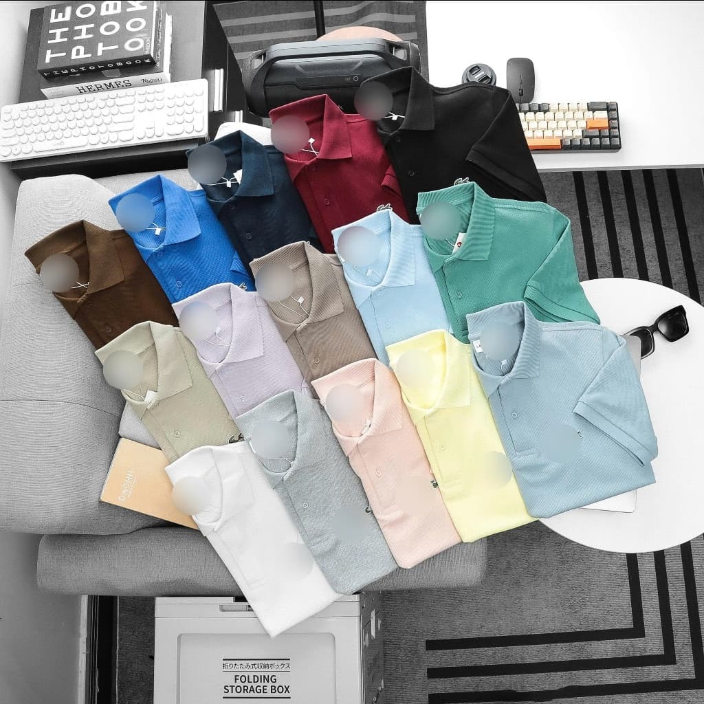 | 55kg - 93kg | Áo Polo Nam Cotton Cổ Bẻ Thêu Logo Basic Form Suông Bigsize 100kg - 3bros