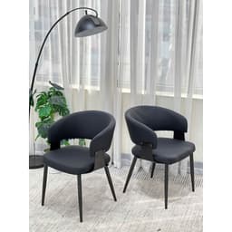 Ghế CHAMP ngồi ăn cơm, trang điểm, làm việc hàng nhập khẩu bọc da PU cao cấp chống mèo cào GA16 4
