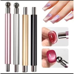 Thanh Nam Châm 2 Đầu Kim Loại Mix Bi, Lực Hút Mạnh Đẩy Mắt Mèo Nails ( giao mầu ngẫu nhiên ) 2