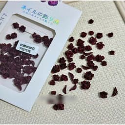 Túi charm hoa hồng mix bi mầu trắng - phụ kiện làm NAIL 2