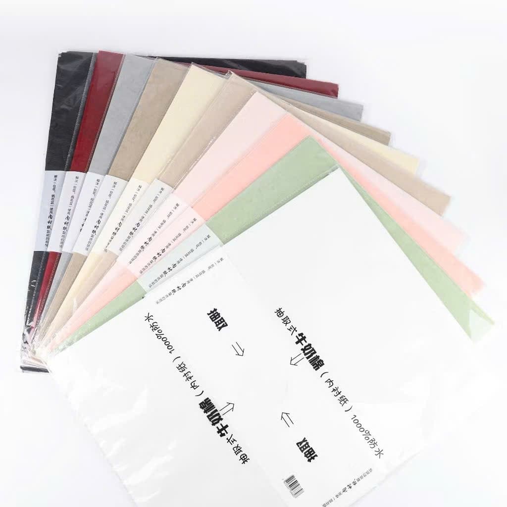 Combo SỈ - 3 5 10 Tệp GIẤY GÓI HOA RÚT CAO CẤP GÓI HOA CỰC NHANH – KIỂU HÀN QUỐC