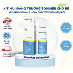 Xịt Mũi Đẳng Trương Tonimer ISOTONIC Baby Spray - Vệ Sinh Mũi Hằng Ngày Cho Trẻ Sơ Sinh Và Trẻ Nhỏ Lọ 100ml 2