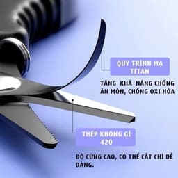 Kéo cắt chuyên dụng PE , cước câu , chì câu , chất liệu TITAN 7 màu siêu bền , sắc bén, Không Gỉ 5