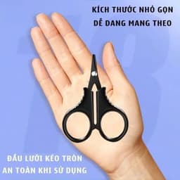 Kéo cắt chuyên dụng PE , cước câu , chì câu , chất liệu TITAN 7 màu siêu bền , sắc bén, Không Gỉ 7