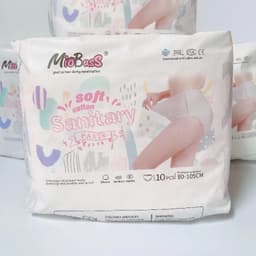 [Top Value] Bịch 10 Miếng BVs Dạng Quần Miobuss Thấm Hút, Tiện Lợi Cho Mẹ Bỉm Đi Sinh | Bịch MIOBUSS trắng 3