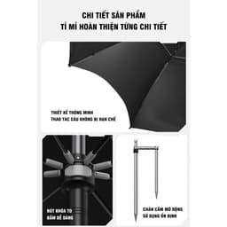 Ô / Dù Xsamtin Max Cao Cấp 2m4 8