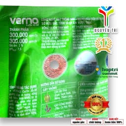 Phân Bón Lá VERNO Cu/Zn 30-30 | Đồng Kẽm Tinh Khiết | Kích Kháng – Tăng Sức Đề Kháng | Gói 250g 5