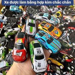🚗Set 50 - 100 Ô Tô Hợp Kim Hàng Loại 1 Siêu Chắc Chắn Đa Dạng Màu Sắc Nhiều Màu Cho Bé 🌟 4