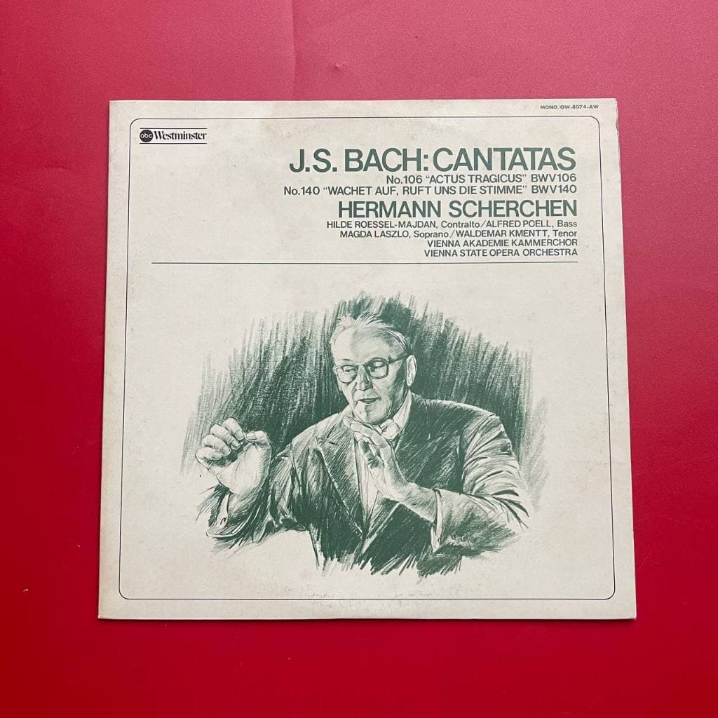 Đĩa than J.S.Bach: Cantatas nhạc cổ điển
