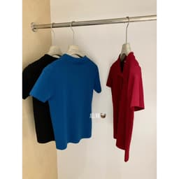 𝑨𝒏𝒏𝑺𝒕𝒖𝒅𝒊𝒐 [SẴN]𝐖𝐆𝐖𝐄/ Áo Len Mongtoghi Cổ Polo Phối Cúc WG.WE 8770, Áo Len Dệt Kim Nữ Cổ Bẻ Tay Ngắn Form Ôm 4
