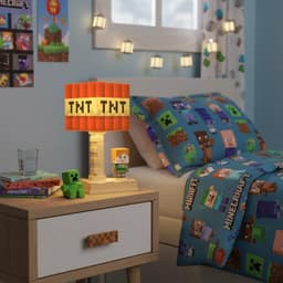 DOUYIN STORE Đèn để bàn hình cây nấm đơn giản kiểu Hàn Quốc, không dây, dùng pin AA con thỏ decor phong cách tối giản 9