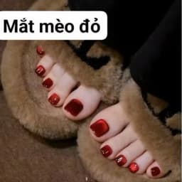Chai Sơn mắt mèo kim cương đỏ CR 15ml - màu nổi bật siêu xinh và sang chảnh Nail Michi 6