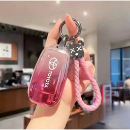 TOYOTA- Fortuner, Camry Cũ, Hilux,...Ốp Chìa Khoá Màu Omber Cao Cấp Sang Trọng Bảo Vệ Chìa Khoá Như Mới 9