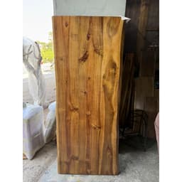 Mặt Bàn Gỗ Tràm Ghép Thanh 2 Cạnh Uốn Lượn Tự Nhiên Dày 3cm - Xưởng Mộc Maido 8