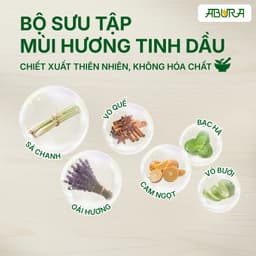 Tinh Dầu Treo Xe Ô Tô, Khử Mùi Thơm Phòng ABURA 10ml Treo Thơm Nhà, Thơm Tủ Quần Áo 3