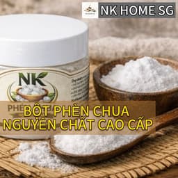 Bột Phèn Chua Chưng Cất Nguyên Chất - Tinh Khiết - Khử Mùi Hiệu Quả -100g / 150g 3