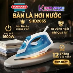 [Freeship Toàn Quốc] Bàn Là Ủi Hơi Nước Sunhouse SHD2065 - Bảo Hành Toàn Quốc 12 Tháng 2