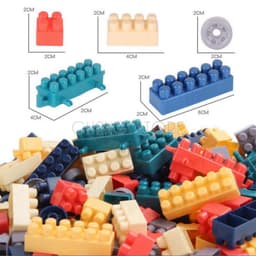 Bộ đồ chơi xếp hình lắp ráp 520 chi tiết cho bé phát triển trí tuệ sáng tạo 3