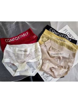 Set 10 Quần Lót Ren Lụa Comfortable Mềm Mại, Trẻ Trung, Quyến Rũ, quần chíp ren thiết kế sexy 10