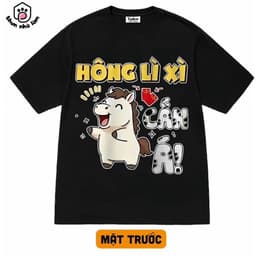 Áo thun Unisex Nam Nữ in hình HÔNG LÌ XÌ CẮN Á, chất cotton 100% - BOONE - BNE00194 2