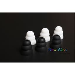 [1 CẶP] Nút Cao Su Cây Thông 3 Tầng Bọc Tai Nghe inear lõi 3.8mm 6