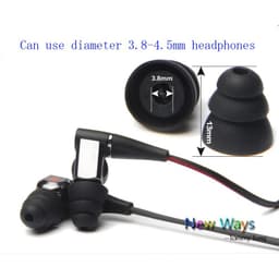 [1 CẶP] Nút Cao Su Cây Thông 3 Tầng Bọc Tai Nghe inear lõi 3.8mm 2