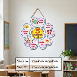 Bảng Treo Tường Trang Trí Lớp Học, Góc Học Tập Formex 9li BT01 - Bảng Cứng Treo Tường Decor, Trang Trí Lớp Học, Nhà Cửa 5