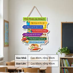 Bảng Treo Tường Trang Trí Lớp Học, Góc Học Tập Formex 9li BT01 - Bảng Cứng Treo Tường Decor, Trang Trí Lớp Học, Nhà Cửa 9