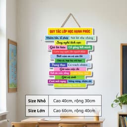 Bảng Treo Tường Trang Trí Lớp Học, Góc Học Tập Formex 9li BT01 - Bảng Cứng Treo Tường Decor, Trang Trí Lớp Học, Nhà Cửa 4