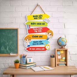 Bảng Treo Tường Trang Trí Lớp Học, Góc Học Tập Formex 9li BT01 - Bảng Cứng Treo Tường Decor, Trang Trí Lớp Học, Nhà Cửa 1